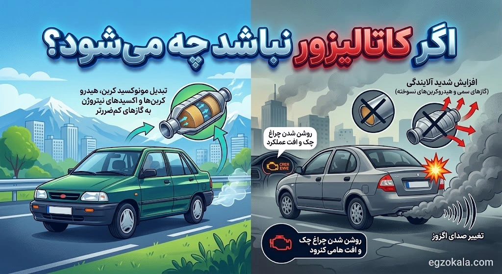 اگر کاتالیزور نباشد چه میشود