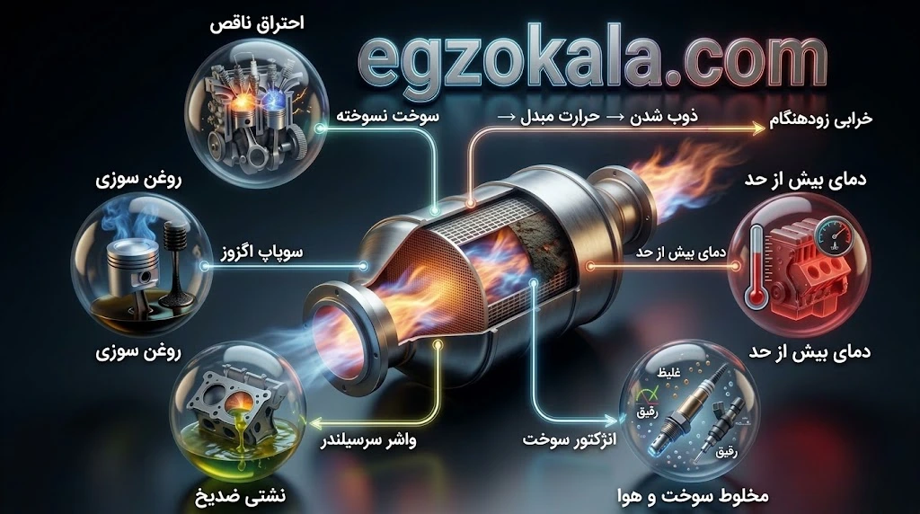 عوامل موثر بر عمر کاتالیزور